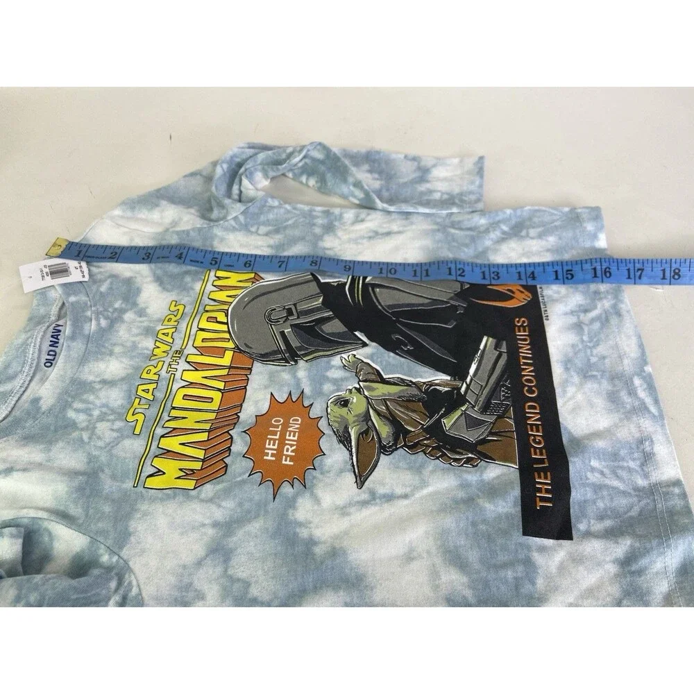 Star Wars The Mandalorian Grogu Yoda Long Sleeve Tee T-Shirt Top Toddler Boys 4T